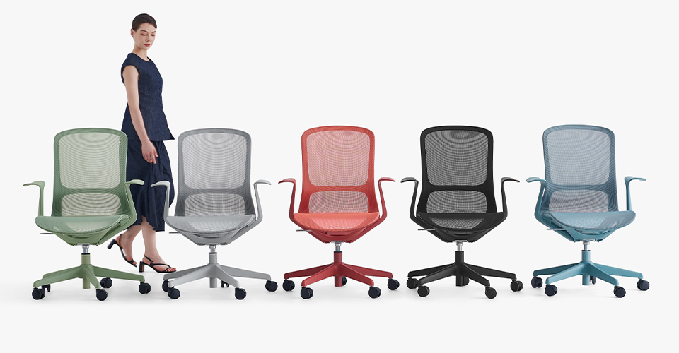CH-589 Modern Office Chair | Lightweight Ergonomic Design by JE Furniture