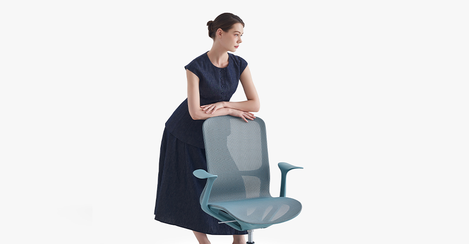 CH-589 Modern Office Chair | Lightweight Ergonomic Design by JE Furniture