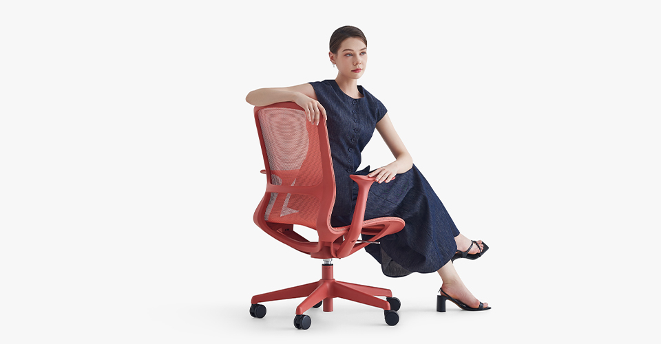 CH-589 Modern Office Chair | Lightweight Ergonomic Design by JE Furniture