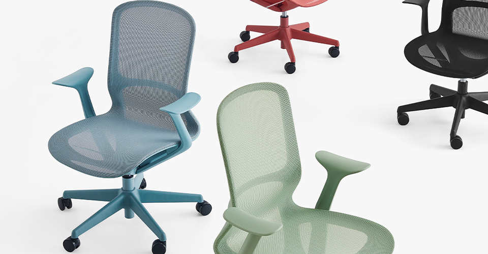 CH-589 Modern Office Chair | Lightweight Ergonomic Design by JE Furniture