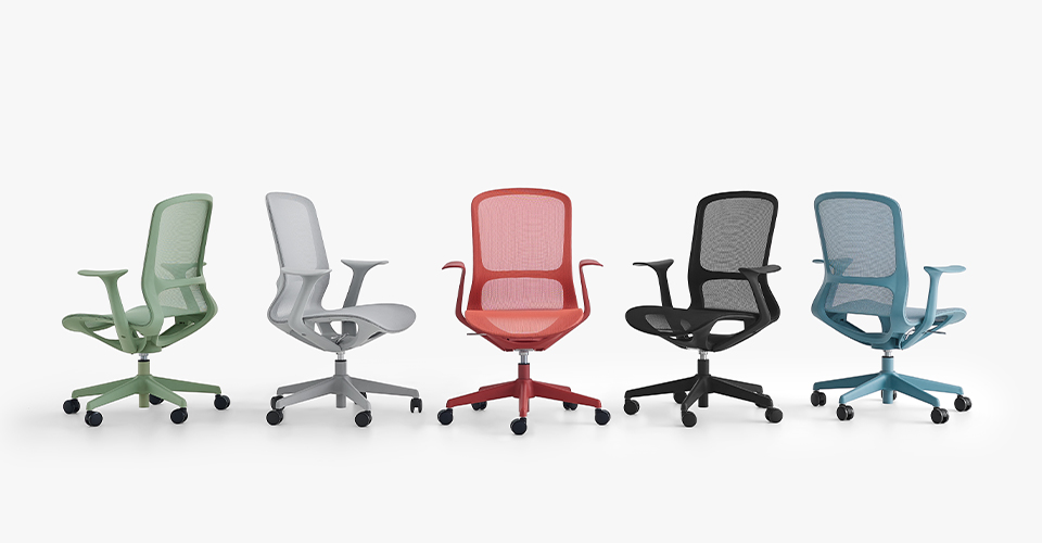 CH-589 Modern Office Chair | Lightweight Ergonomic Design by JE Furniture
