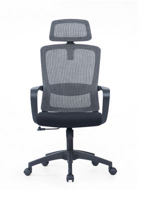 Cost-effective Mesh Chair Decorated with Olive Branch Design